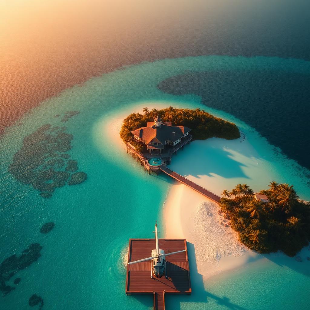 Overwater villa